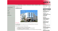 Desktop Screenshot of loprex.com