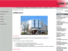 Tablet Screenshot of loprex.com